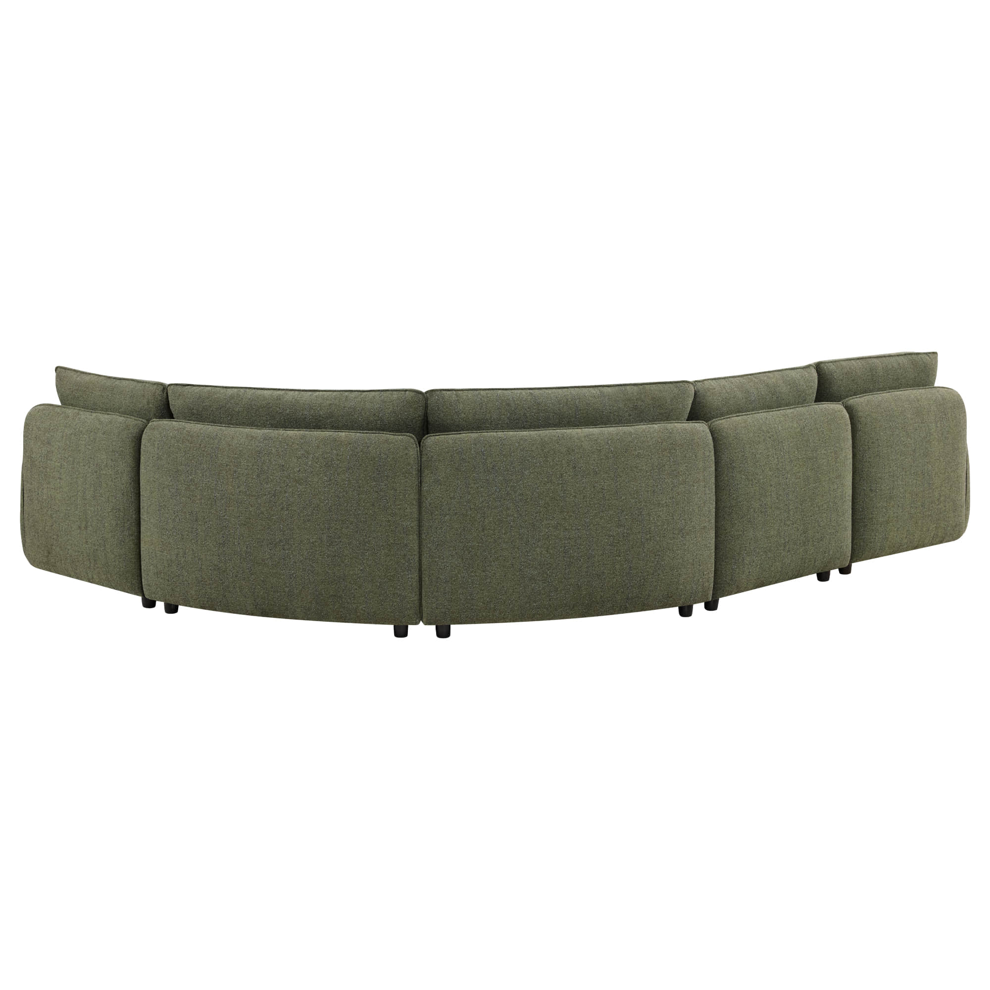 Teleri 5-seat Modular Curved Sofa with Wood Leg - Image 23