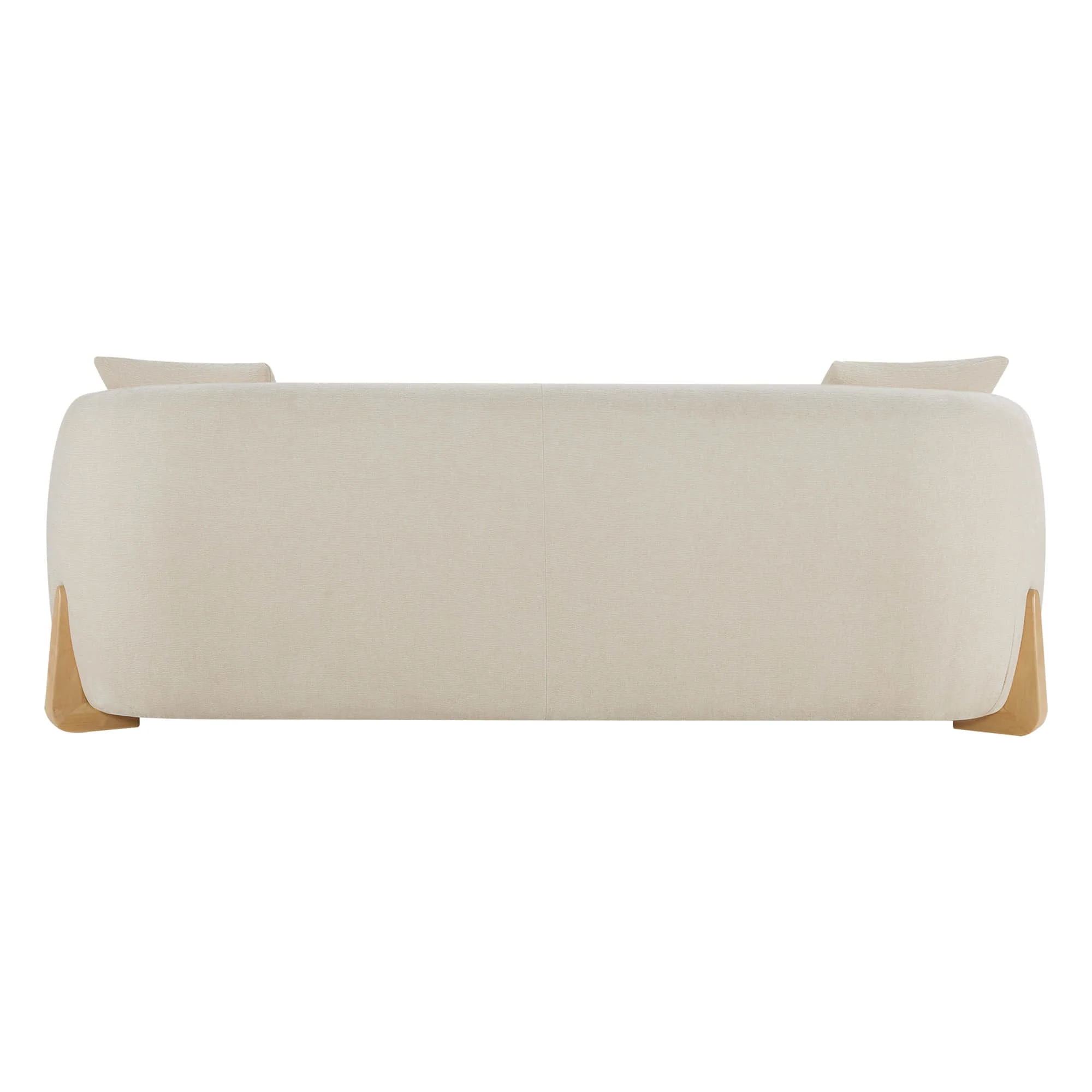 Teleri Modern Curved Chenille Sofa with Solid Birch Wood Legs - Image 19