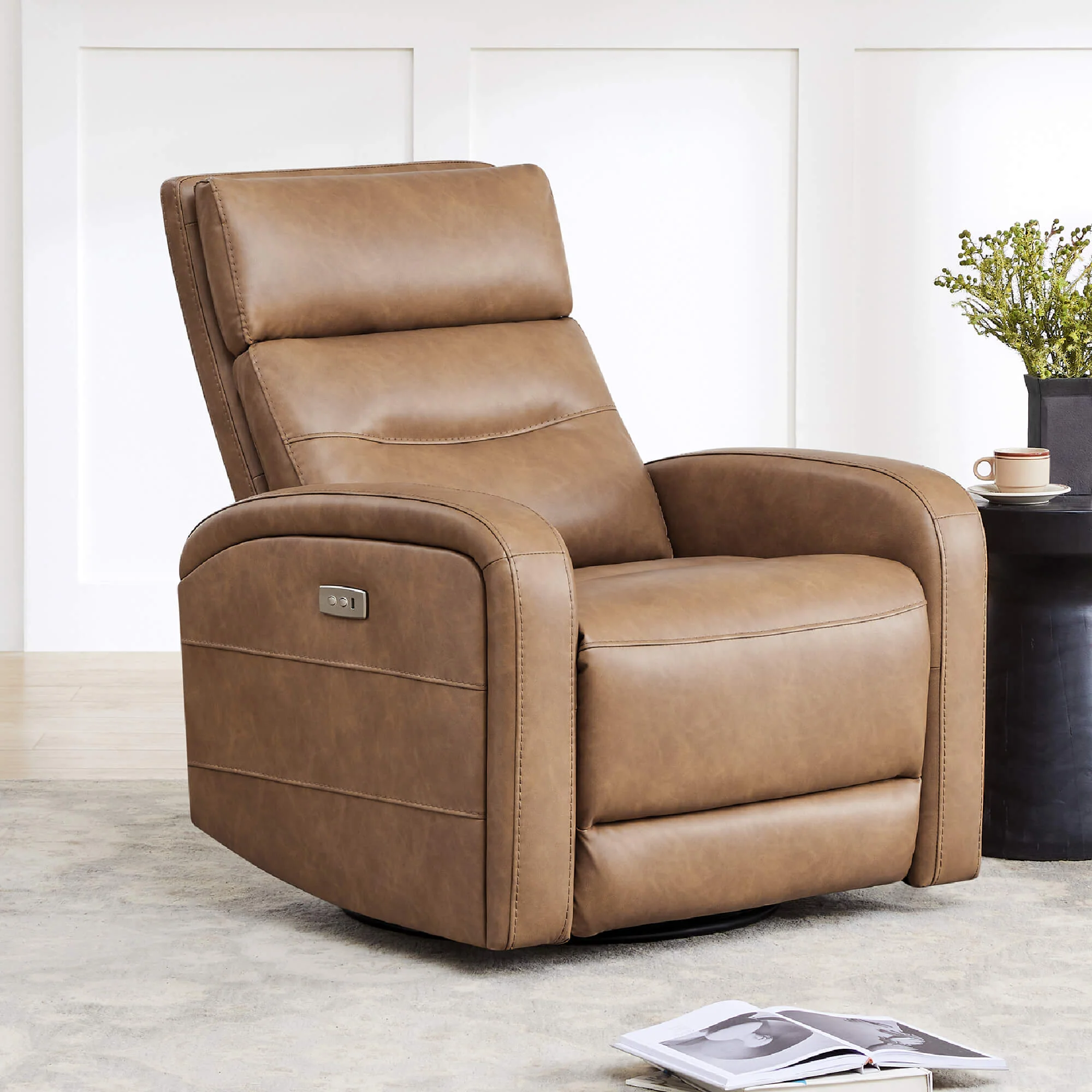 Theo Power Swivel Glider Recliner - Image 6