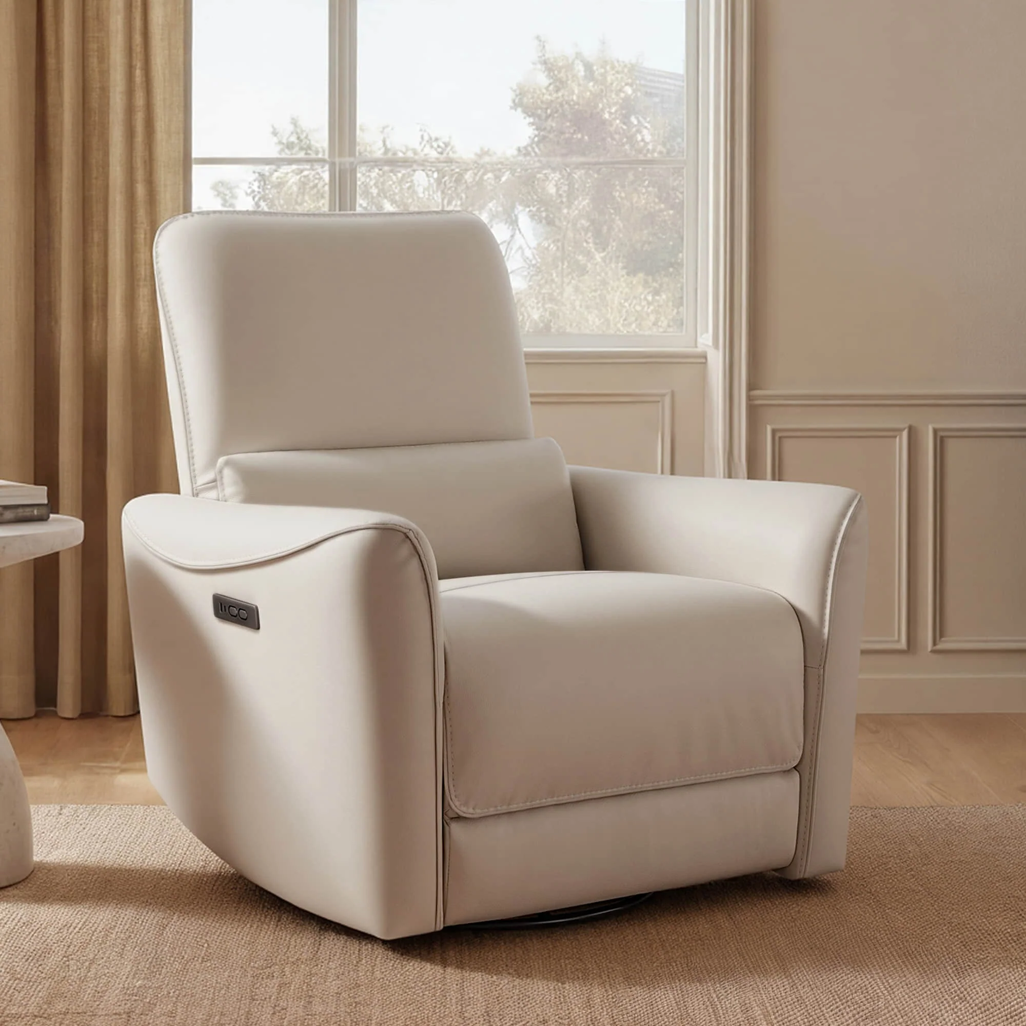 Tracee Power Swivel Nursery Glider Recliner - Image 174