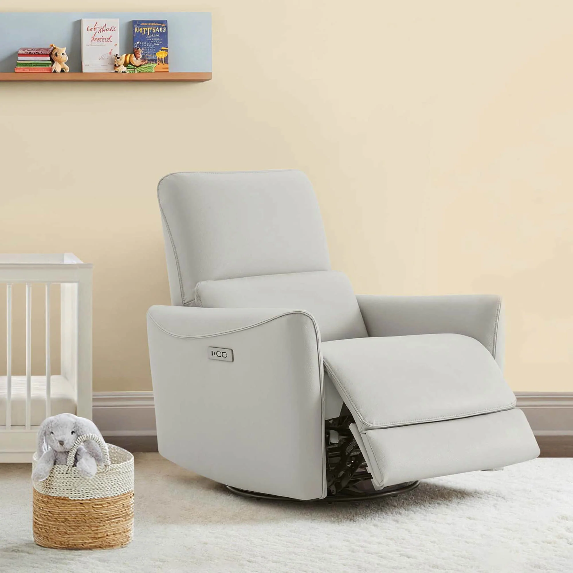 Tracee Power Swivel Nursery Glider Recliner - Image 33