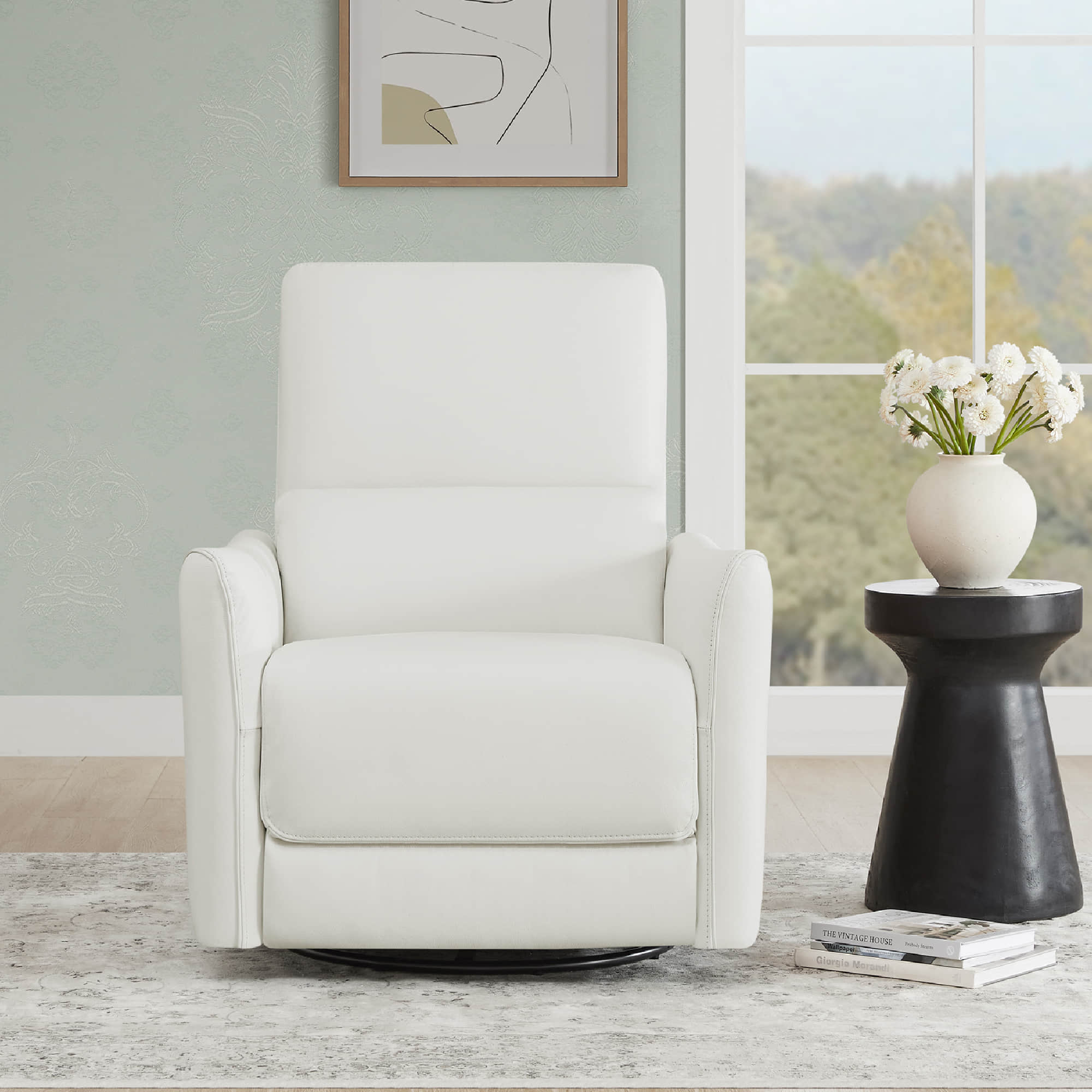 Tracee Power Swivel Nursery Glider Recliner - Image 93