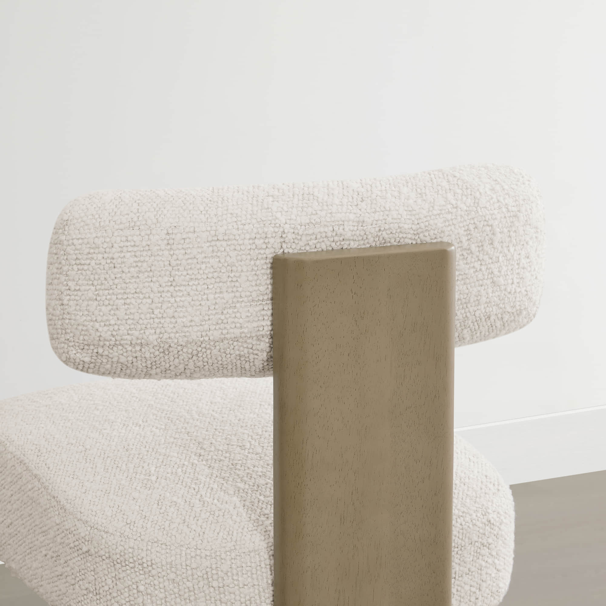 Troy Boucle Counter Stools With Solid Wood - Image 16