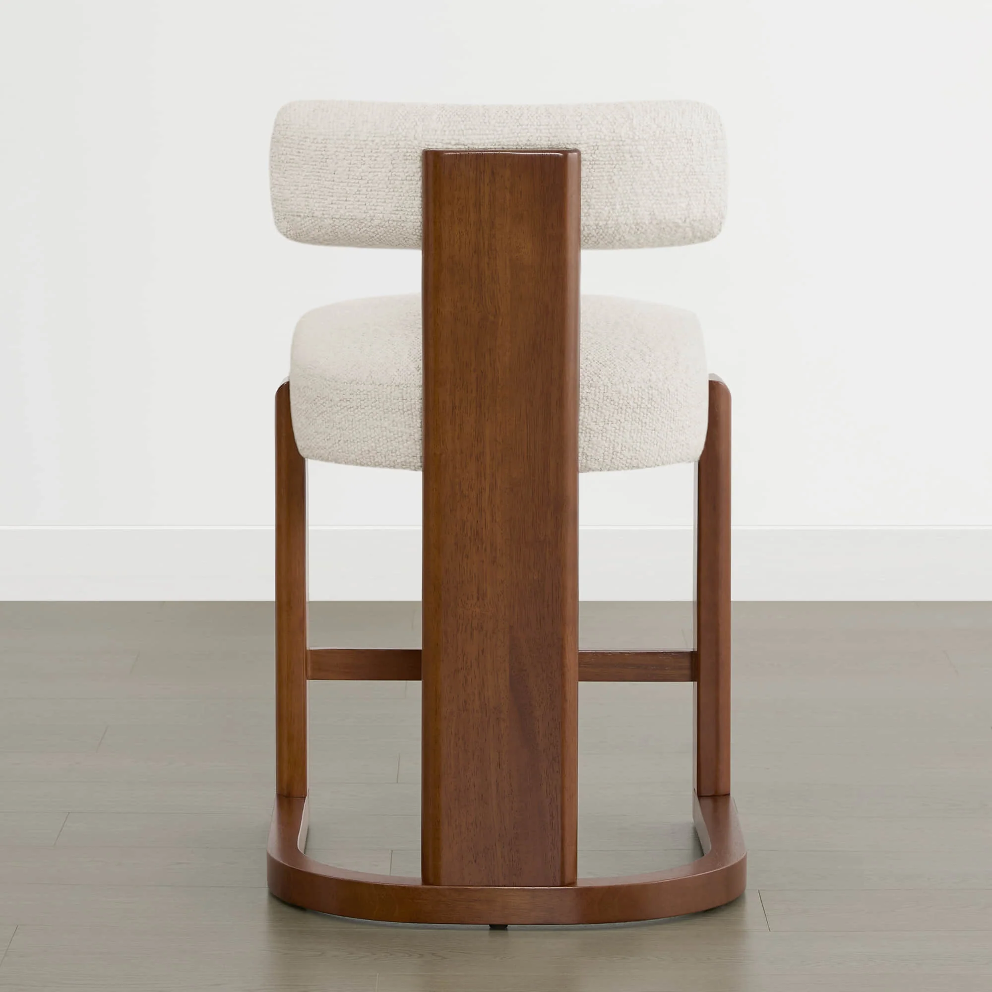 Troy Boucle Counter Stools With Solid Wood - Image 20