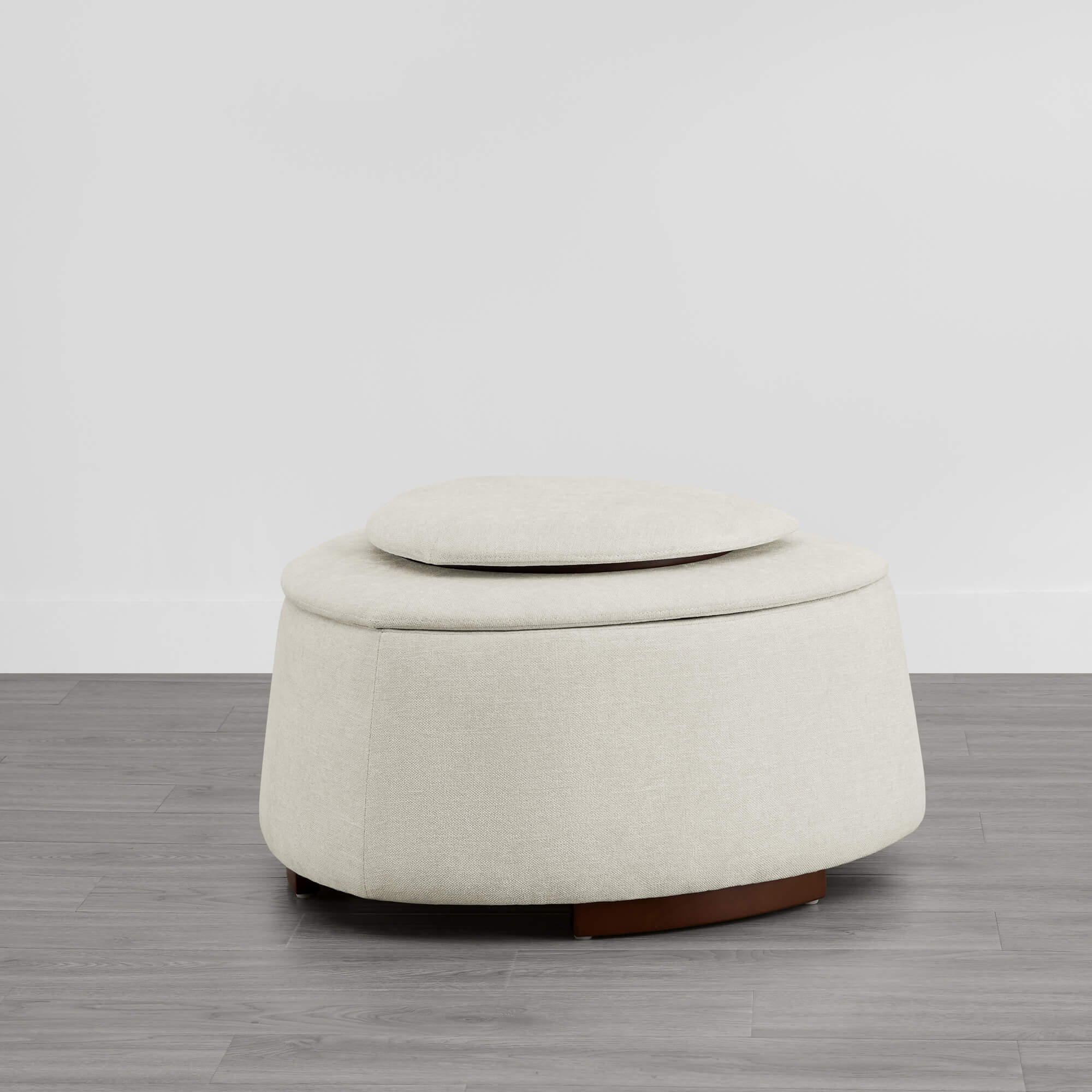 Twin Stone-shaped Storage Modern Ottoman - Image 21