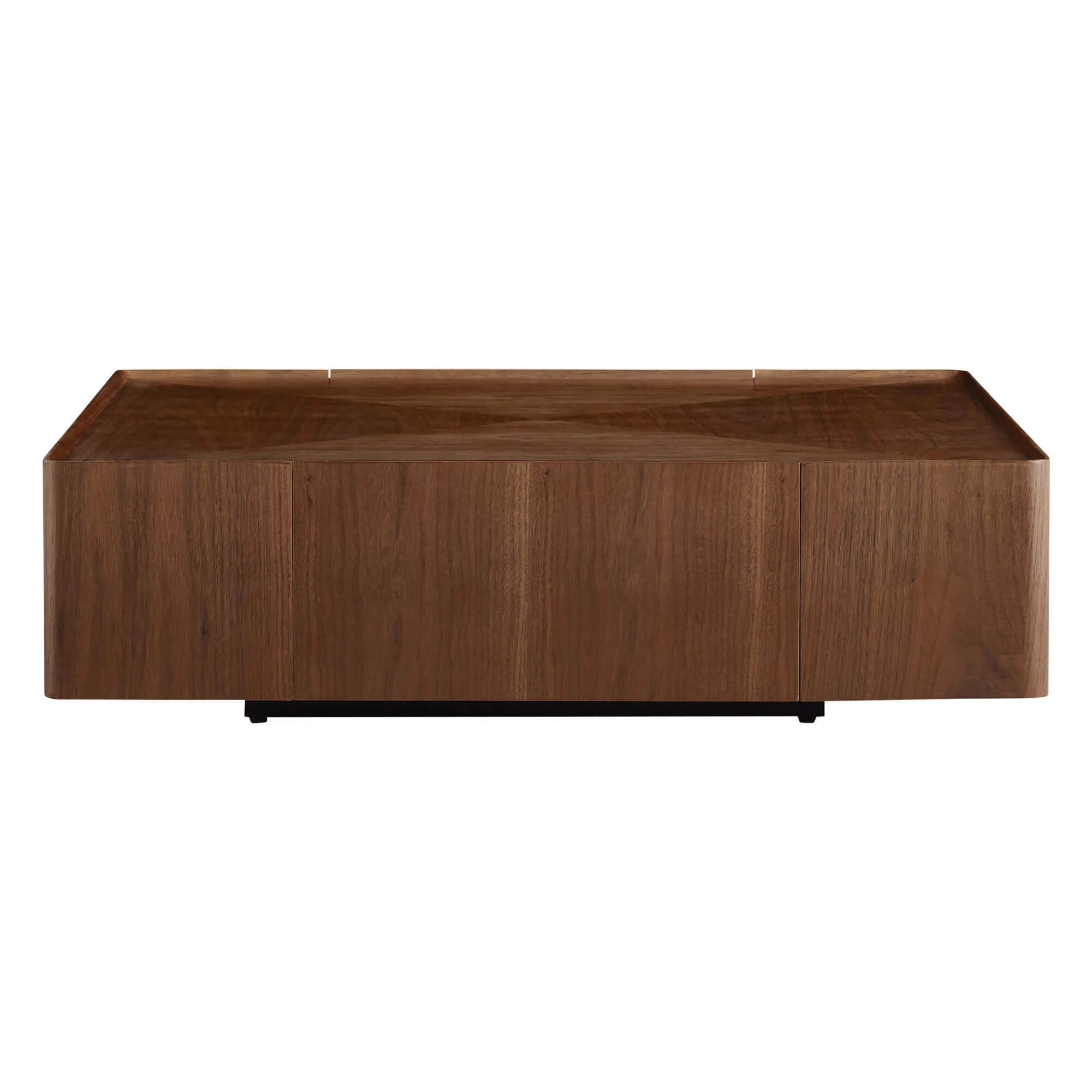 Vanessa Cube Solid Wood Storage Coffee Table with Two Drawers - Image 8