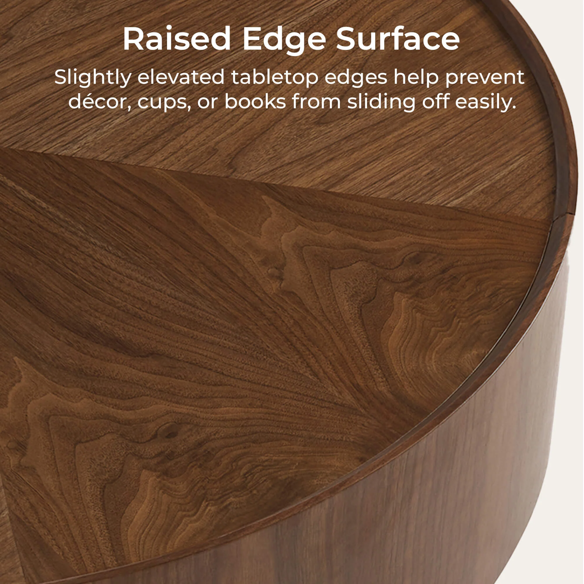 Vanessa Round Coffee Table with Storage - Image 12