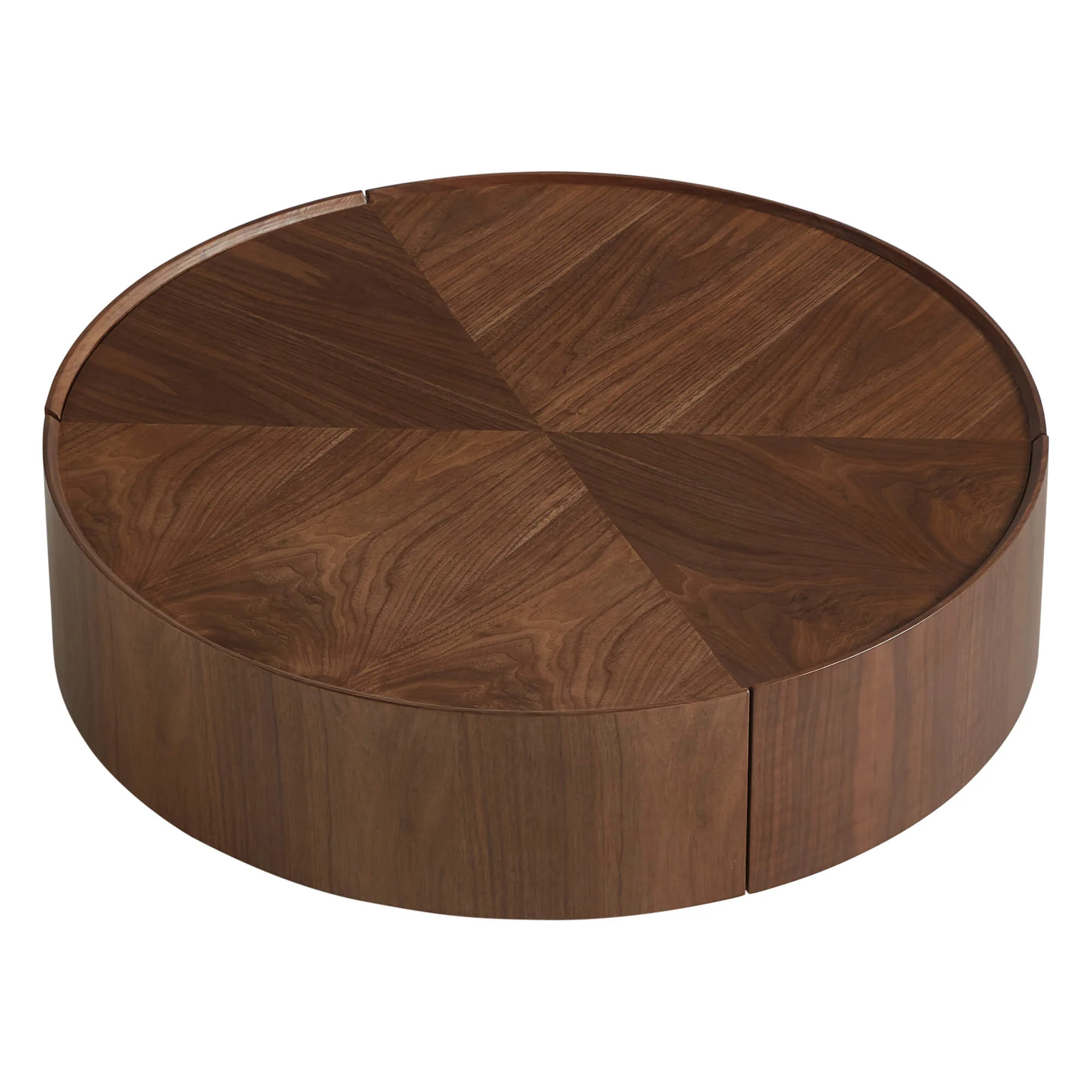 Vanessa Round Coffee Table with Storage - Image 4