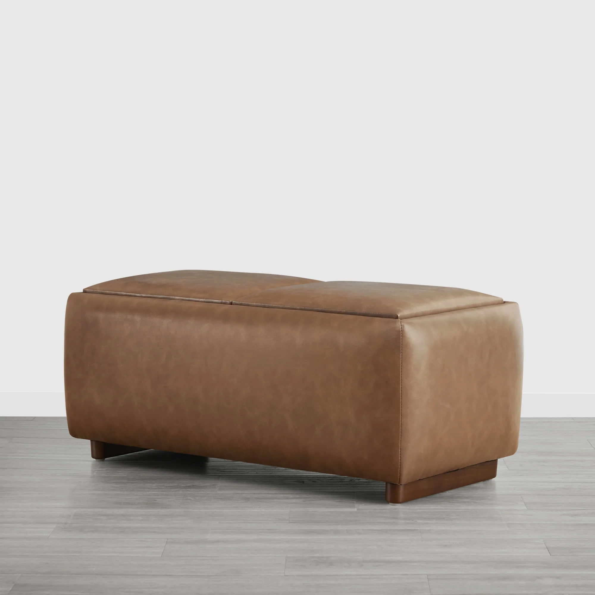 Vault Rectangle Storage Flip Ottoman - Image 18