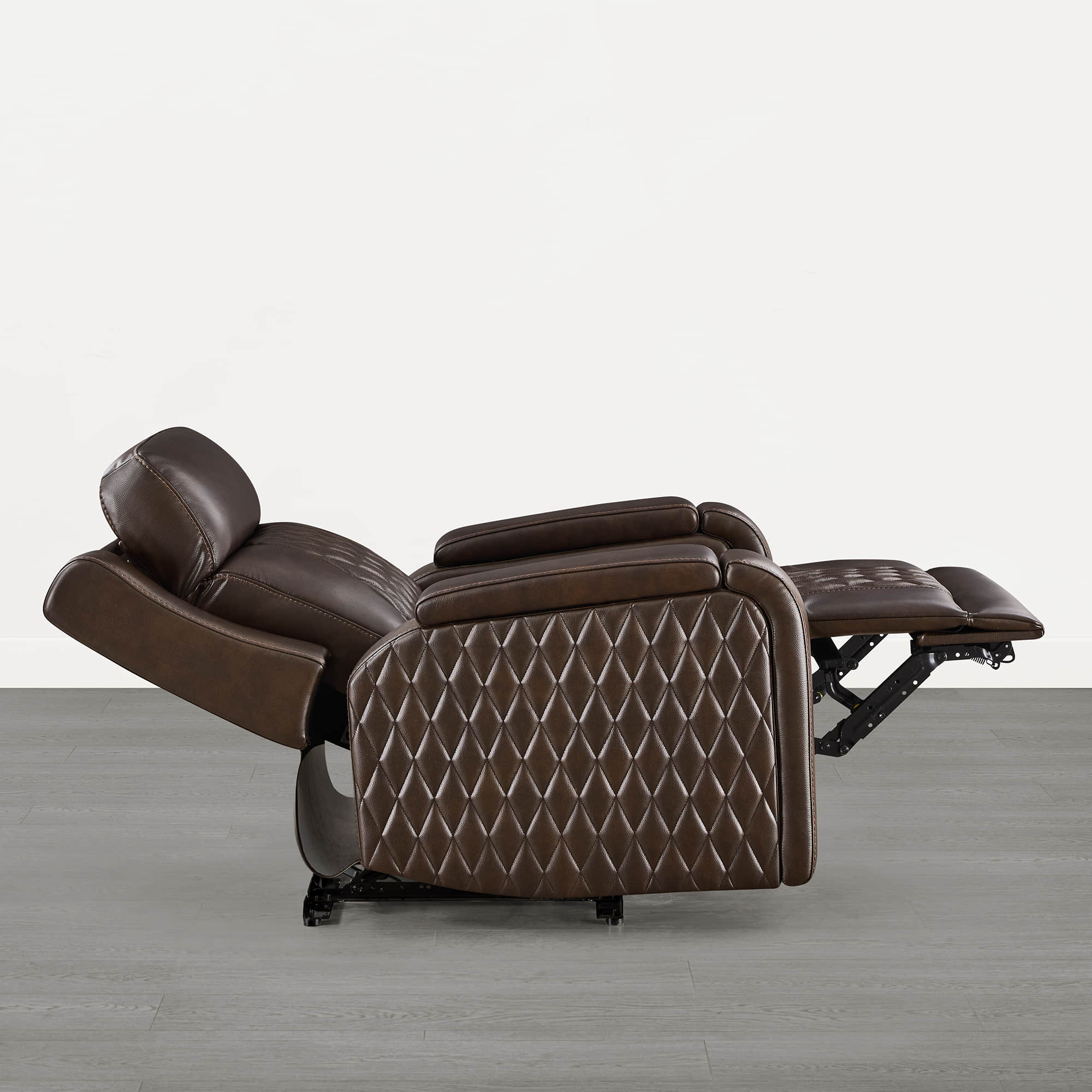 Victor Genuine Leather Power Recliner with Heat & Cooling - Image 10