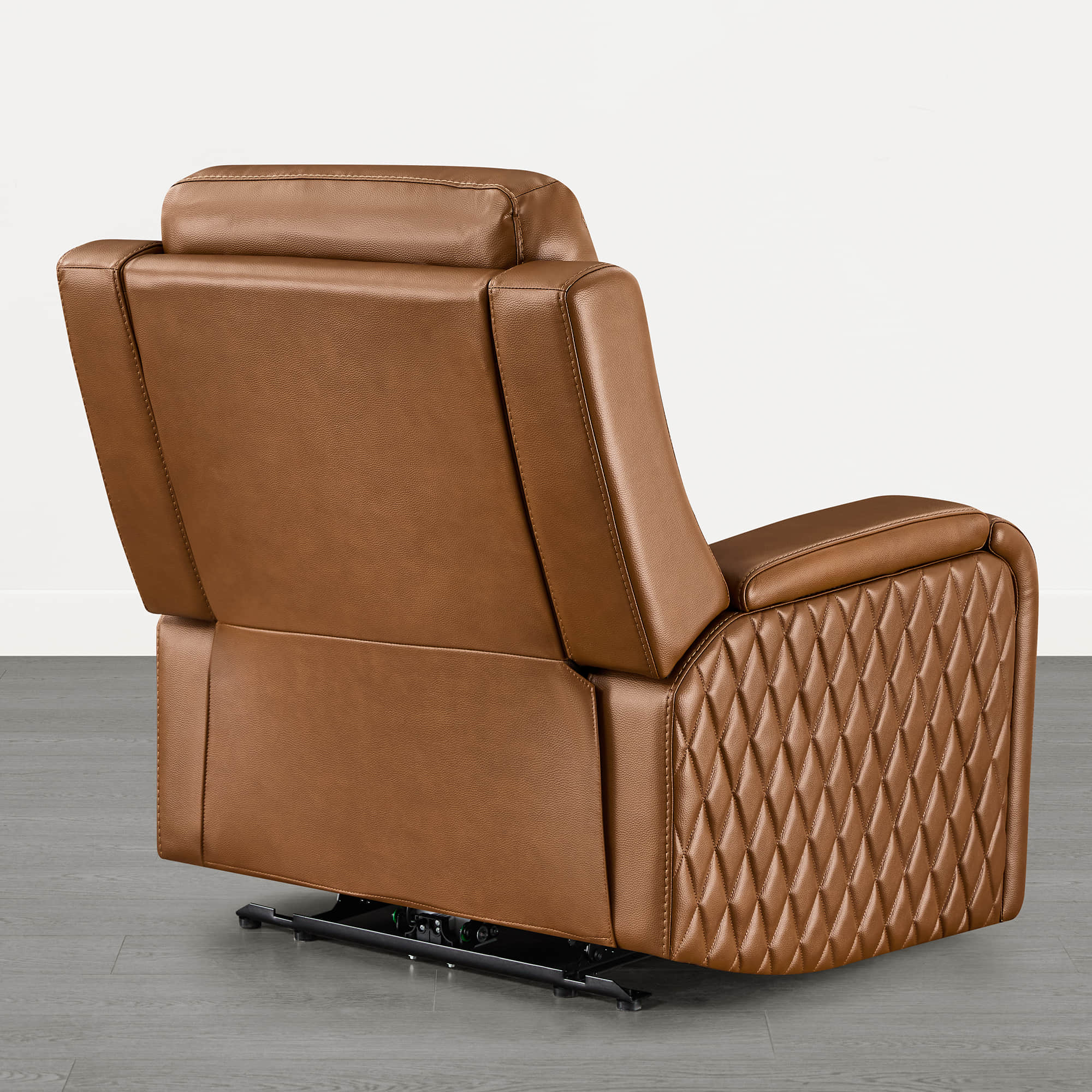 Victor Genuine Leather Power Recliner with Heat & Cooling - Image 19