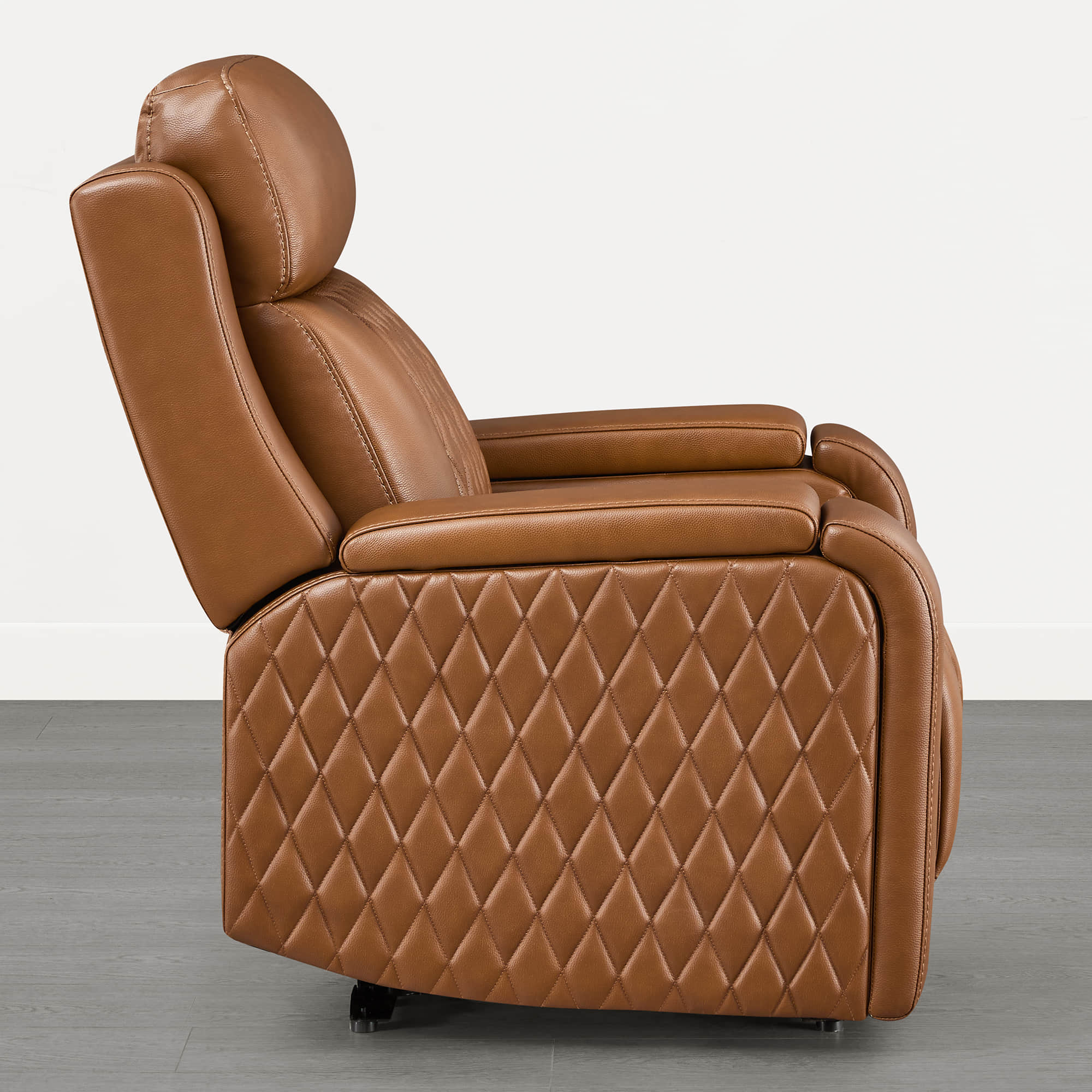 Victor Genuine Leather Power Recliner with Heat & Cooling - Image 20