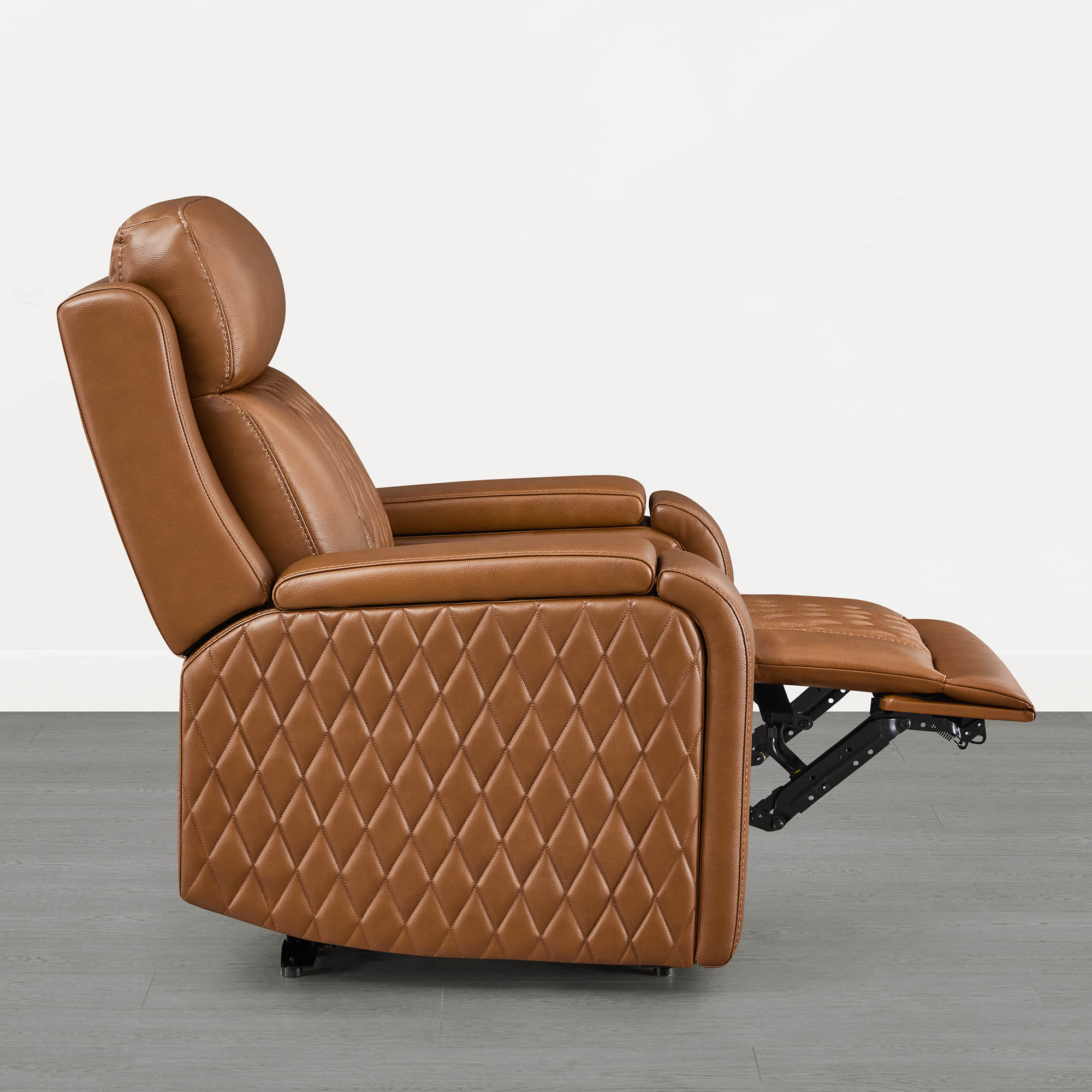 Victor Genuine Leather Power Recliner with Heat & Cooling - Image 21