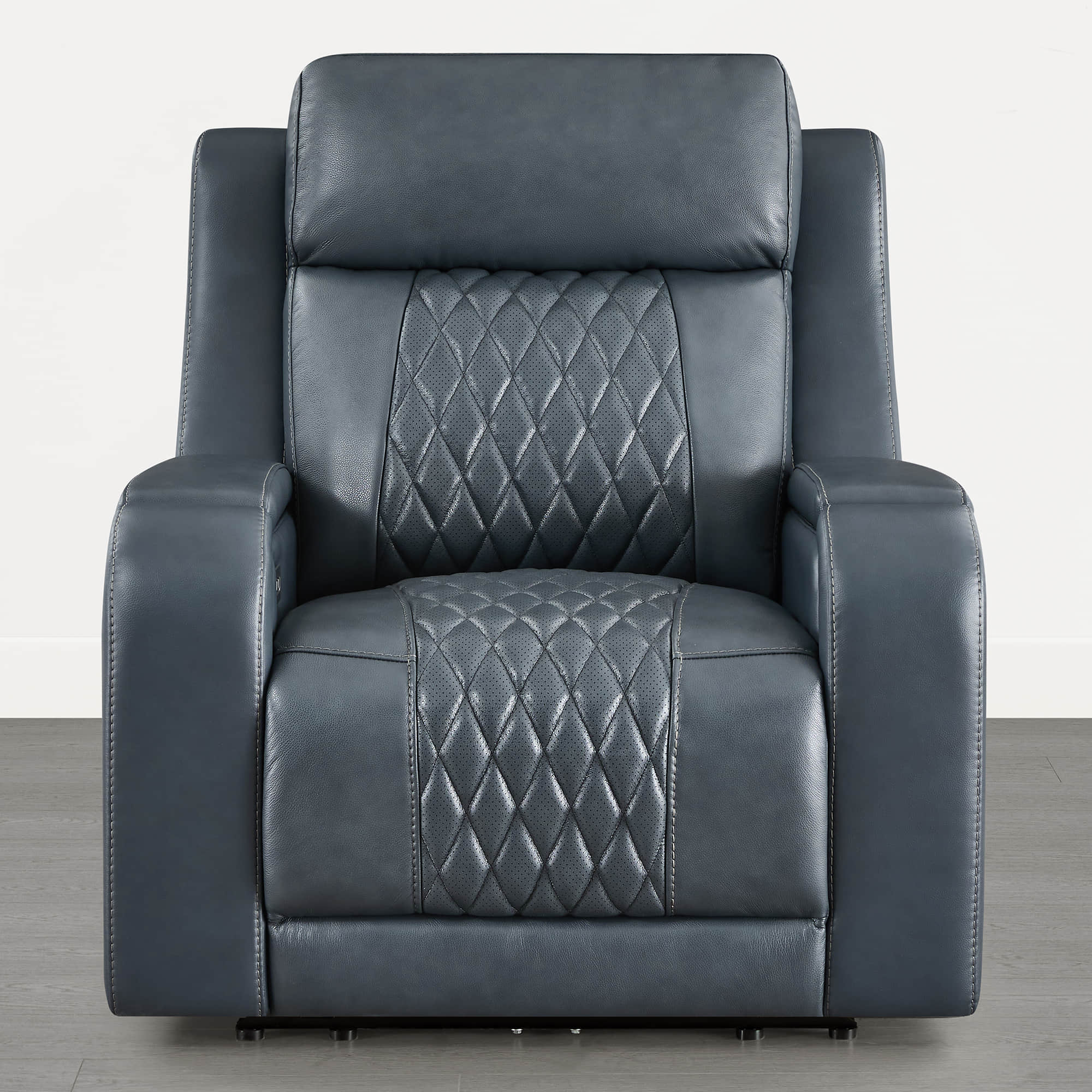 Victor Genuine Leather Power Recliner with Heat & Cooling - Image 29