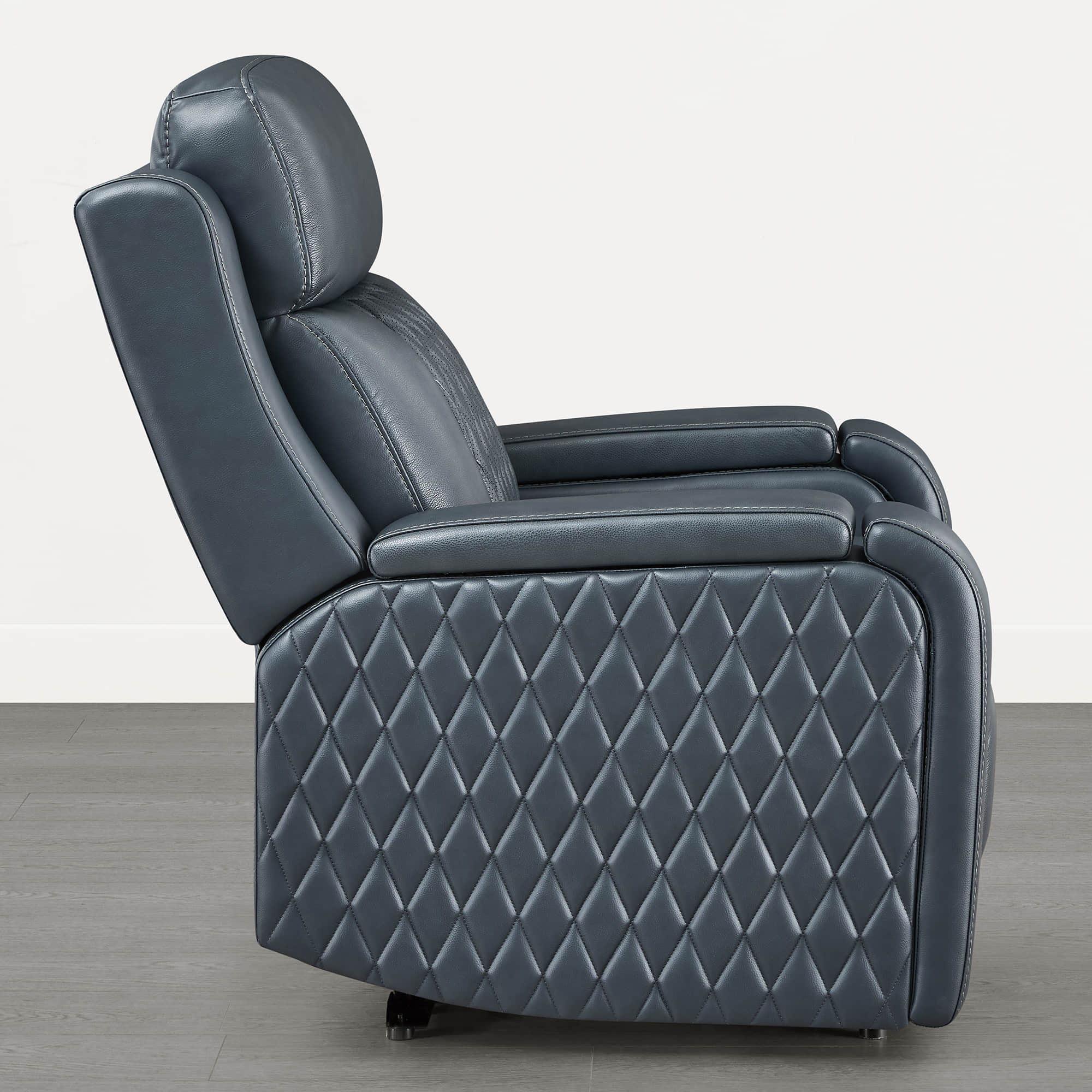 Victor Genuine Leather Power Recliner with Heat & Cooling - Image 33
