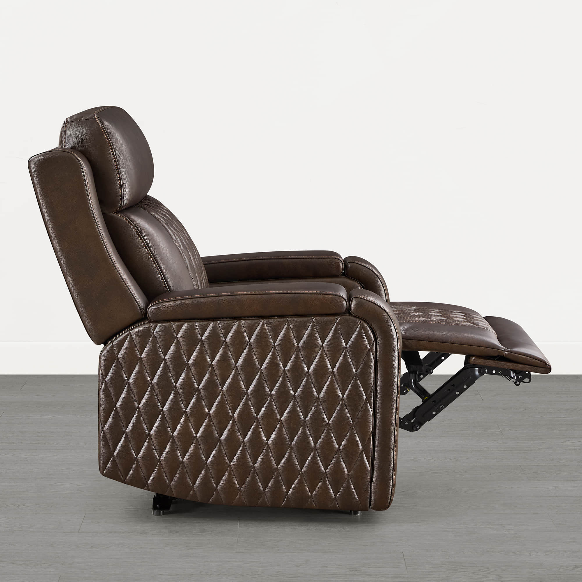 Victor Genuine Leather Power Recliner with Heat & Cooling - Image 8