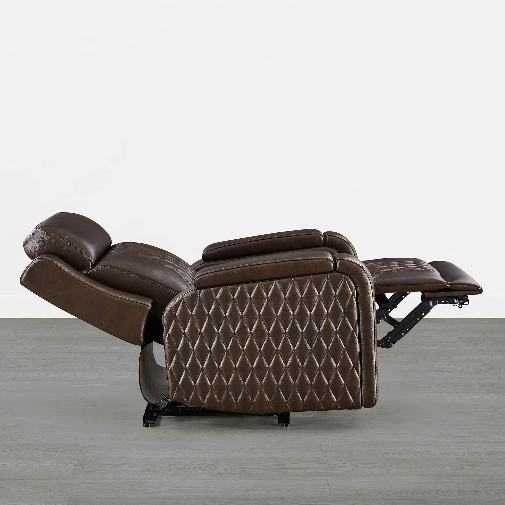 Victor Genuine Leather Power Recliner with Heat & Cooling - Image 9