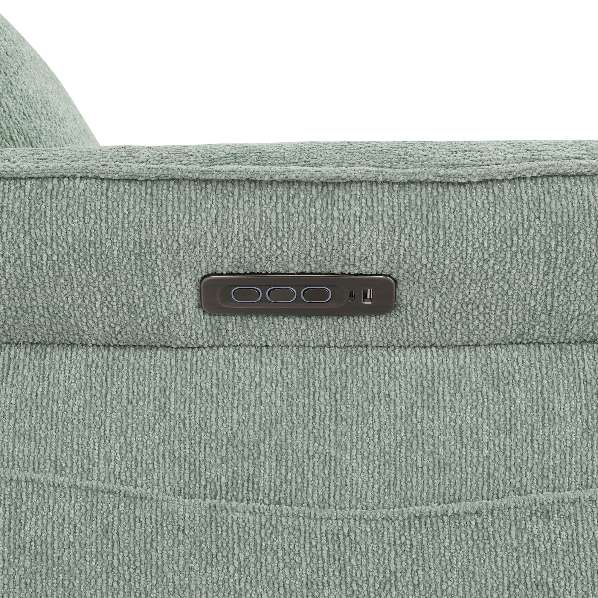 Vinca Modern Power Swivel Glider Recliner with Power Lumbar & Headrest - Image 111