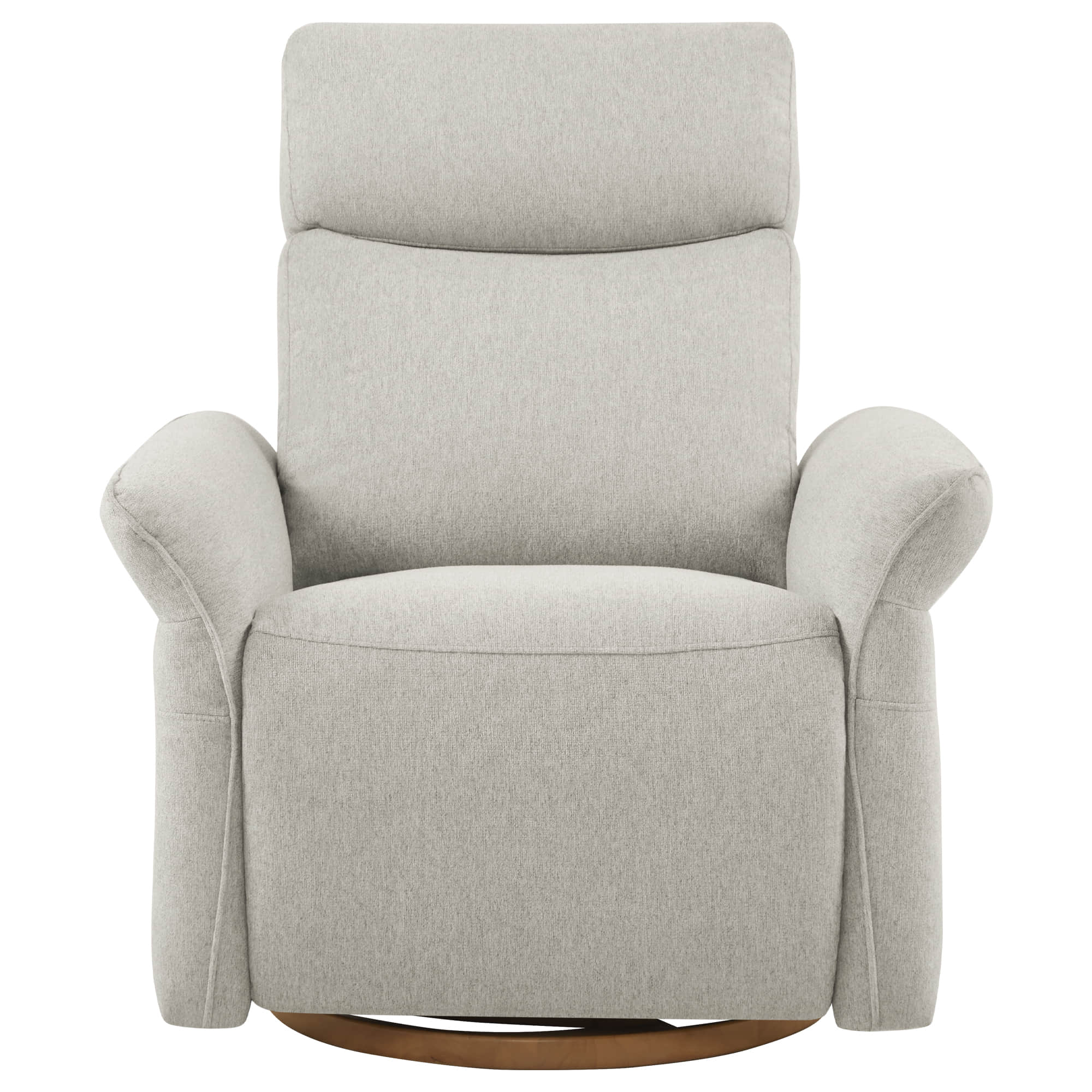 Vinca Modern Power Swivel Glider Recliner with Power Lumbar & Headrest - Image 12