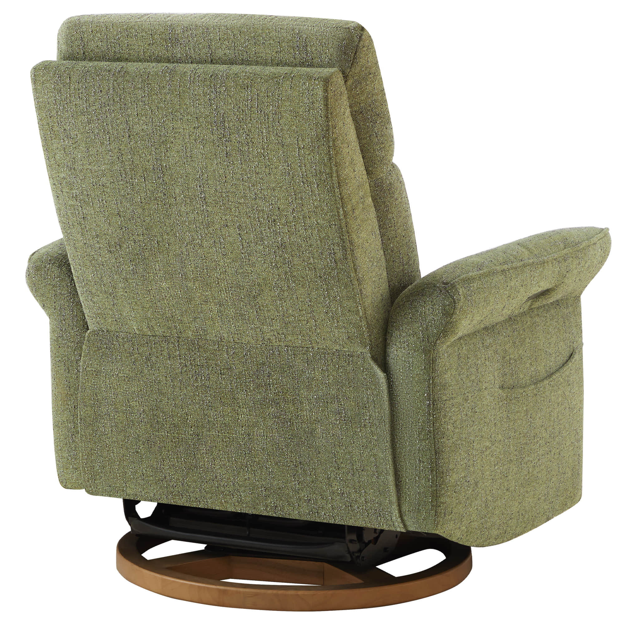 Vinca Modern Power Swivel Glider Recliner with Power Lumbar & Headrest - Image 53