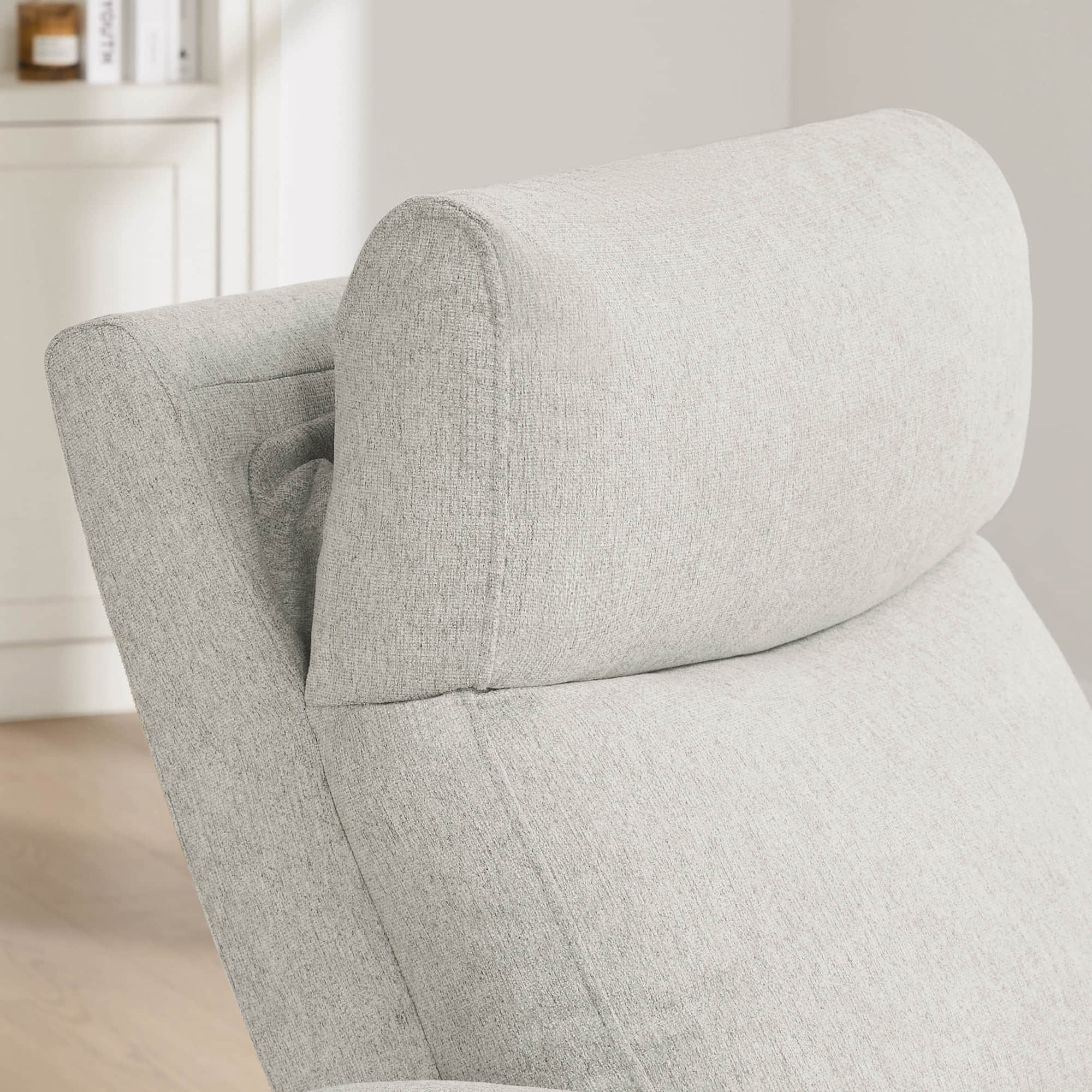 Vinca Modern Power Swivel Glider Recliner with Power Lumbar & Headrest - Image 74