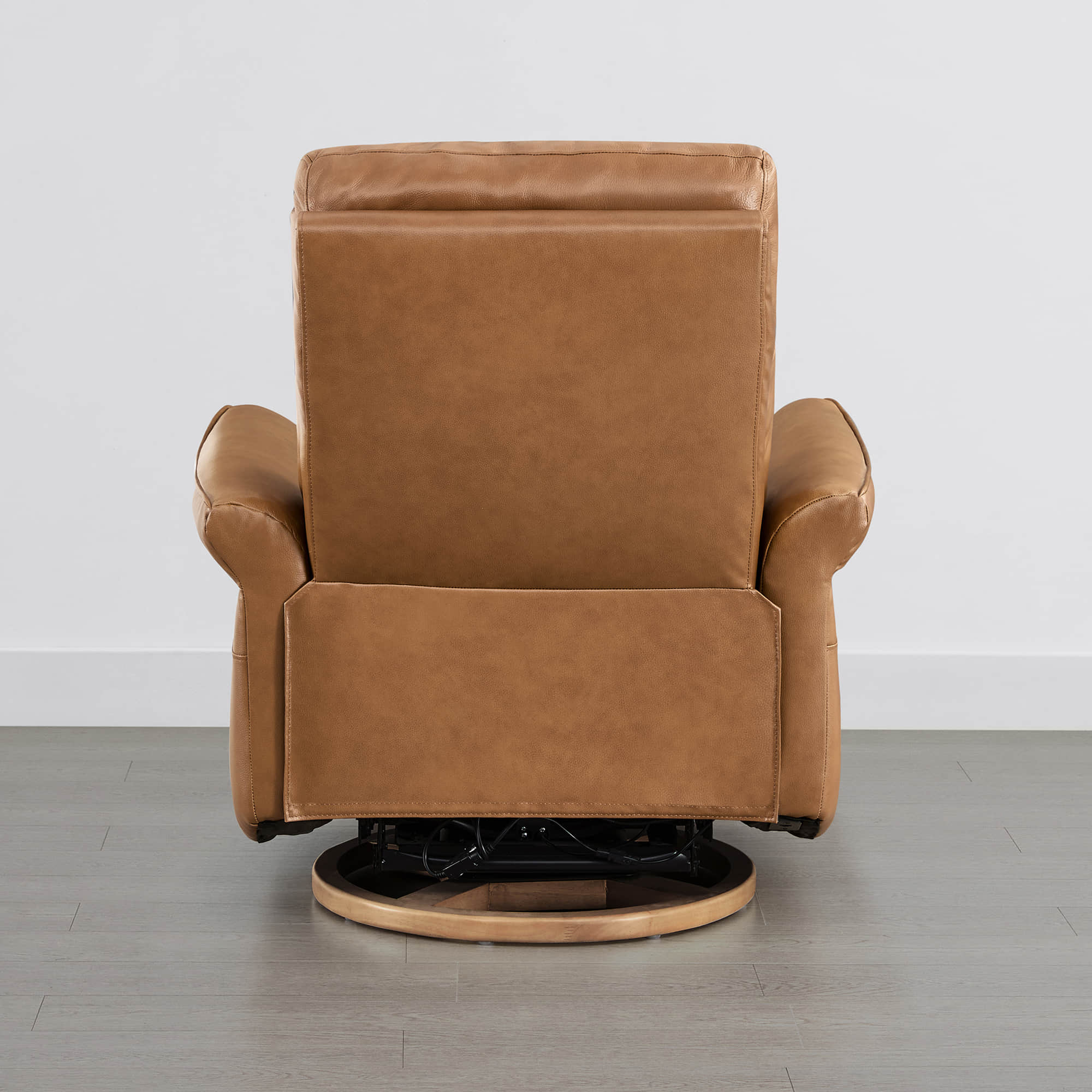 Vinca Modern Power Swivel Glider Recliner with Power Lumbar & Headrest - Image 80