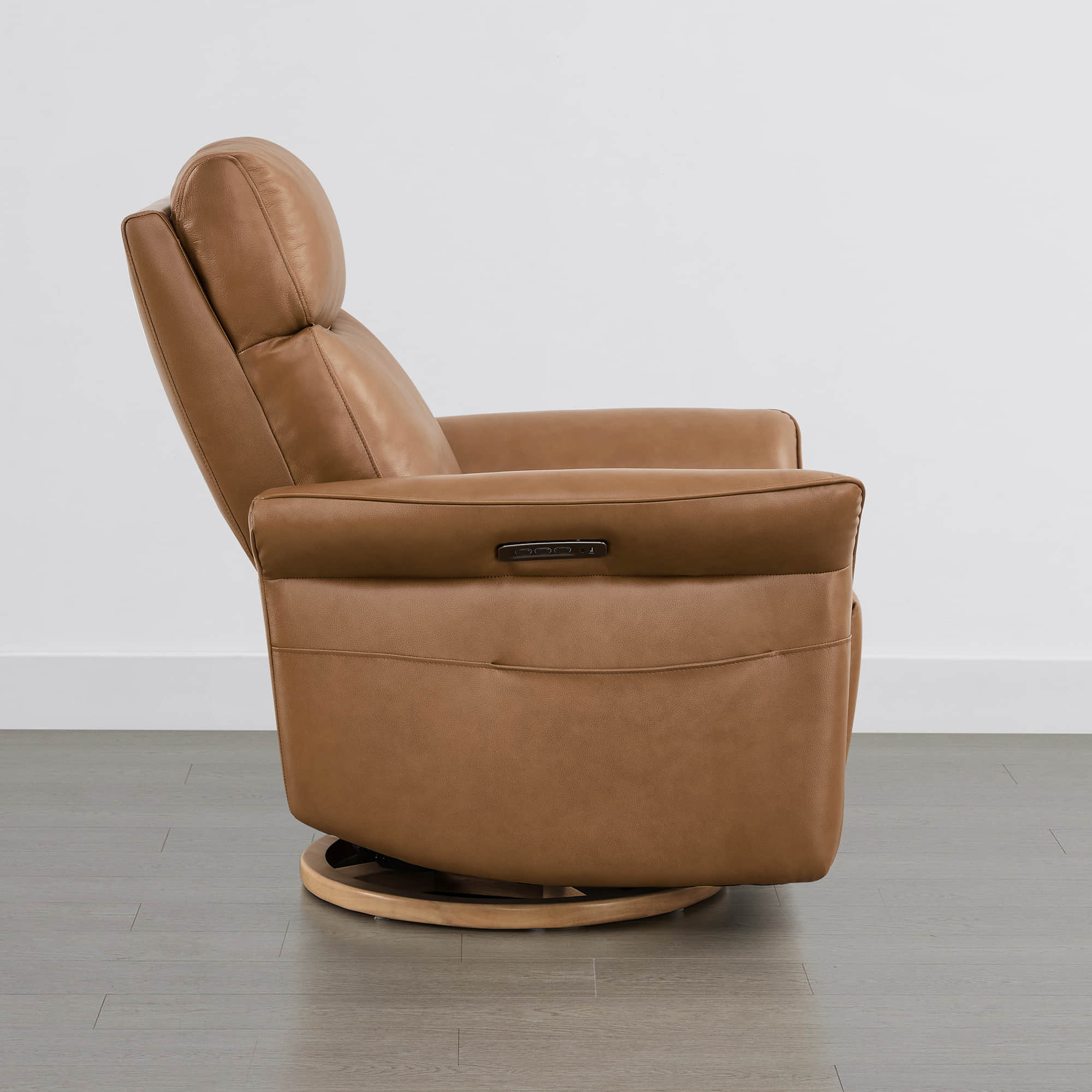 Vinca Power Swivel Nursery Glider Recliner with Power Lumbar & Headrest - Image 80