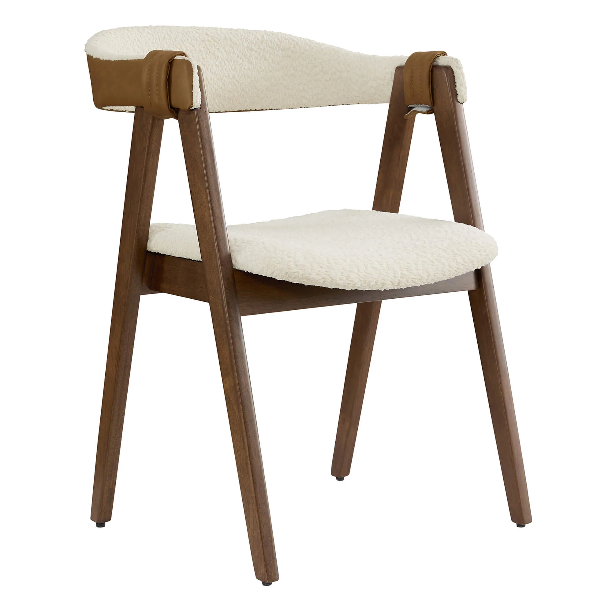 Winfred Mid-century Modern Chenille Dining Chair(Set of 2) - Image 11
