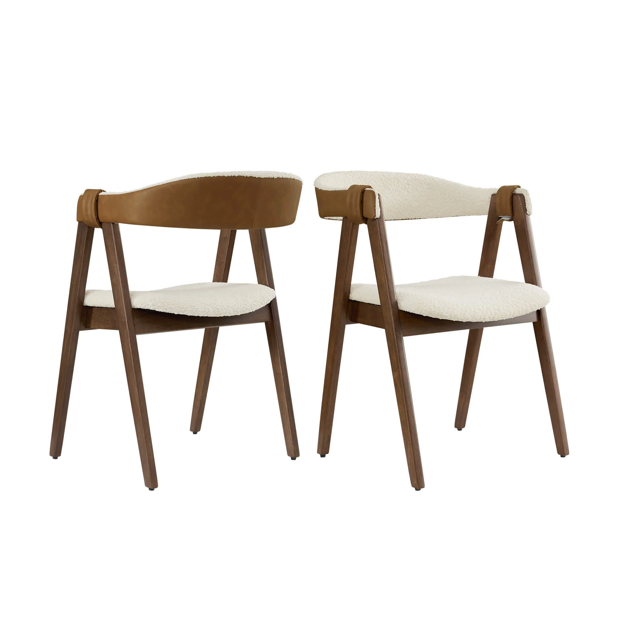 Winfred Mid-century Modern Chenille Dining Chair(Set of 2) - Image 17