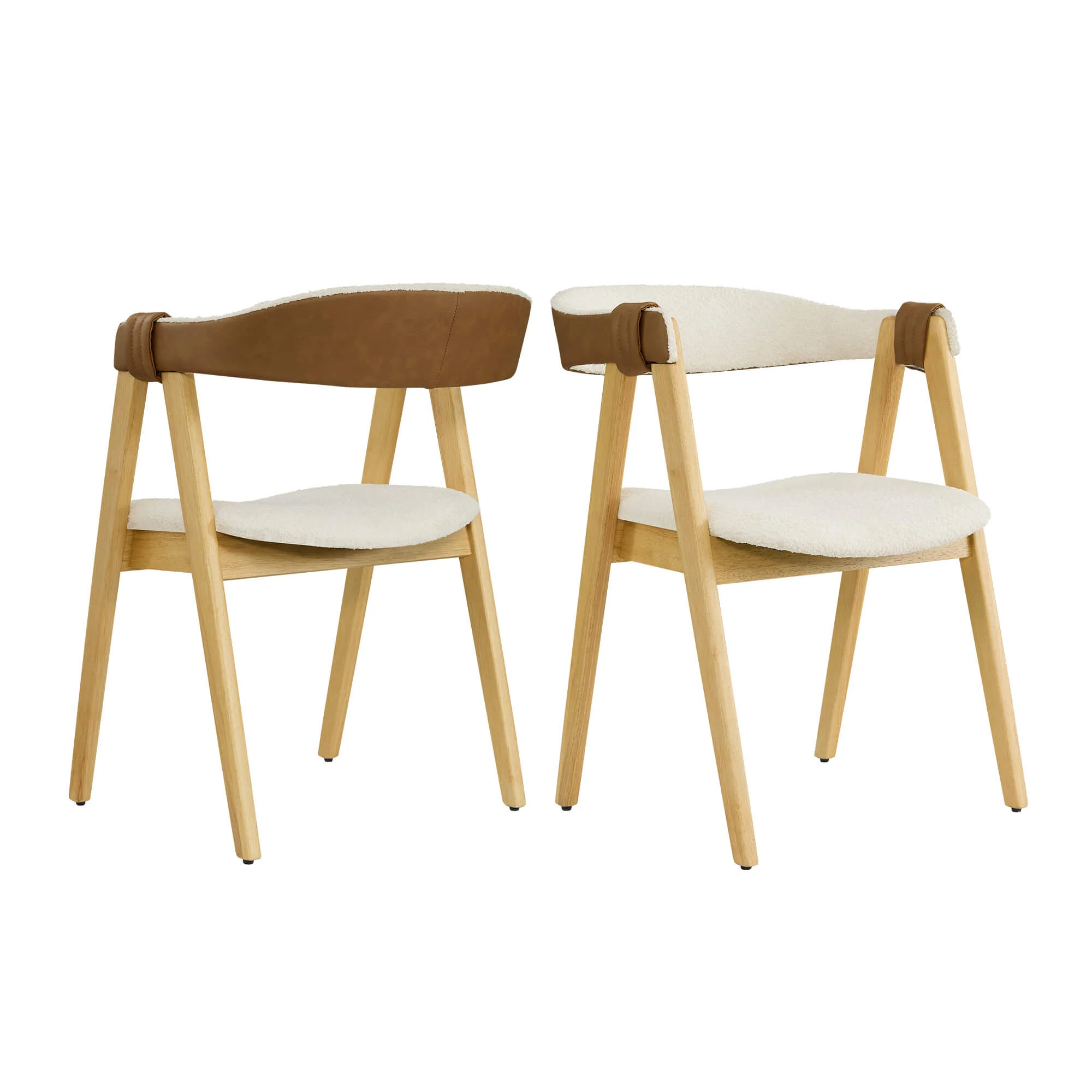 Winfred Mid-century Modern Chenille Dining Chair(Set of 2) - Image 26