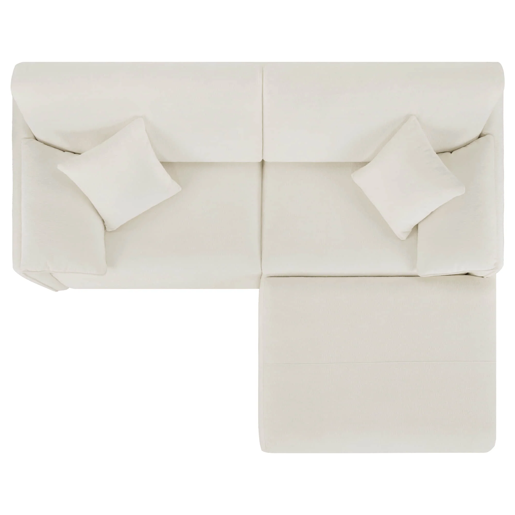 Winsley Feather Filled 3-Seat Sofa with Ottoman, Configurable Pit Sectional - Image 12