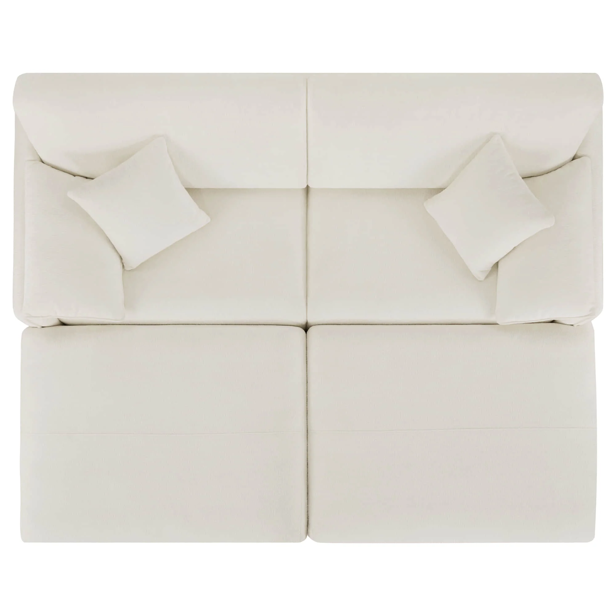 Winsley Feather Filled 3-Seat Sofa with Ottoman, Configurable Pit Sectional - Image 16