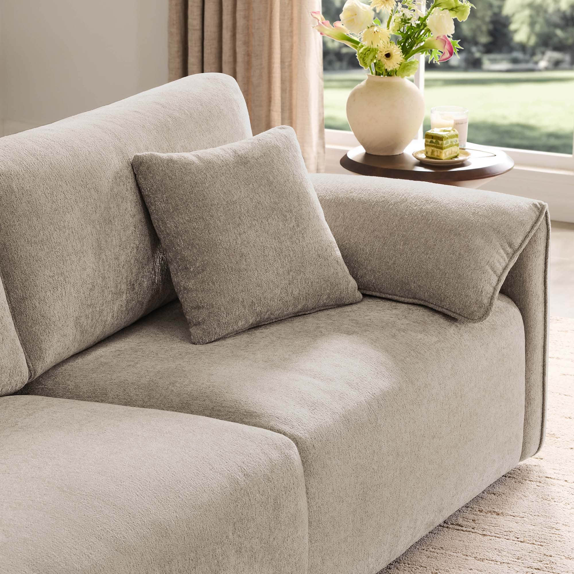 Winsley Feather Filled 3-Seat Sofa with Ottoman, Configurable Pit Sectional - Image 25