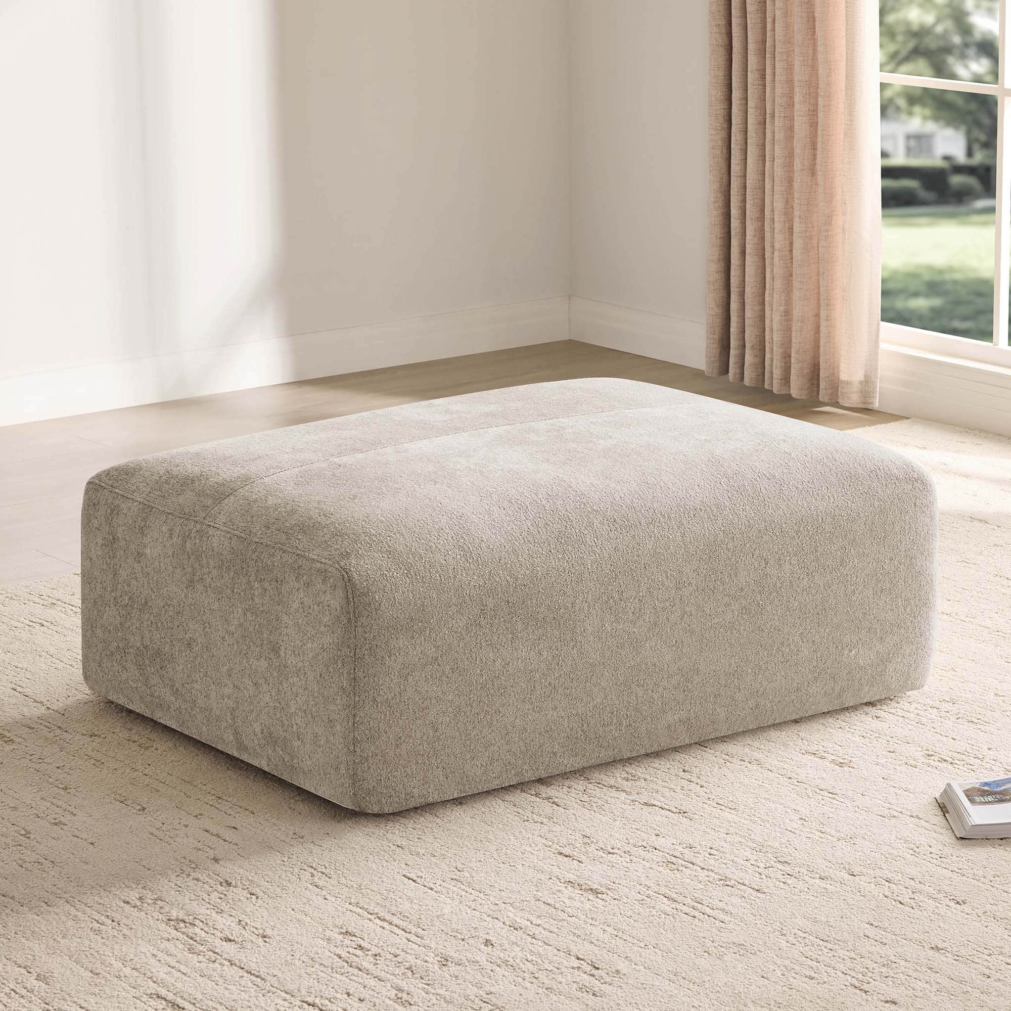 Winsley Feather Filled 3-Seat Sofa with Ottoman, Configurable Pit Sectional - Image 27
