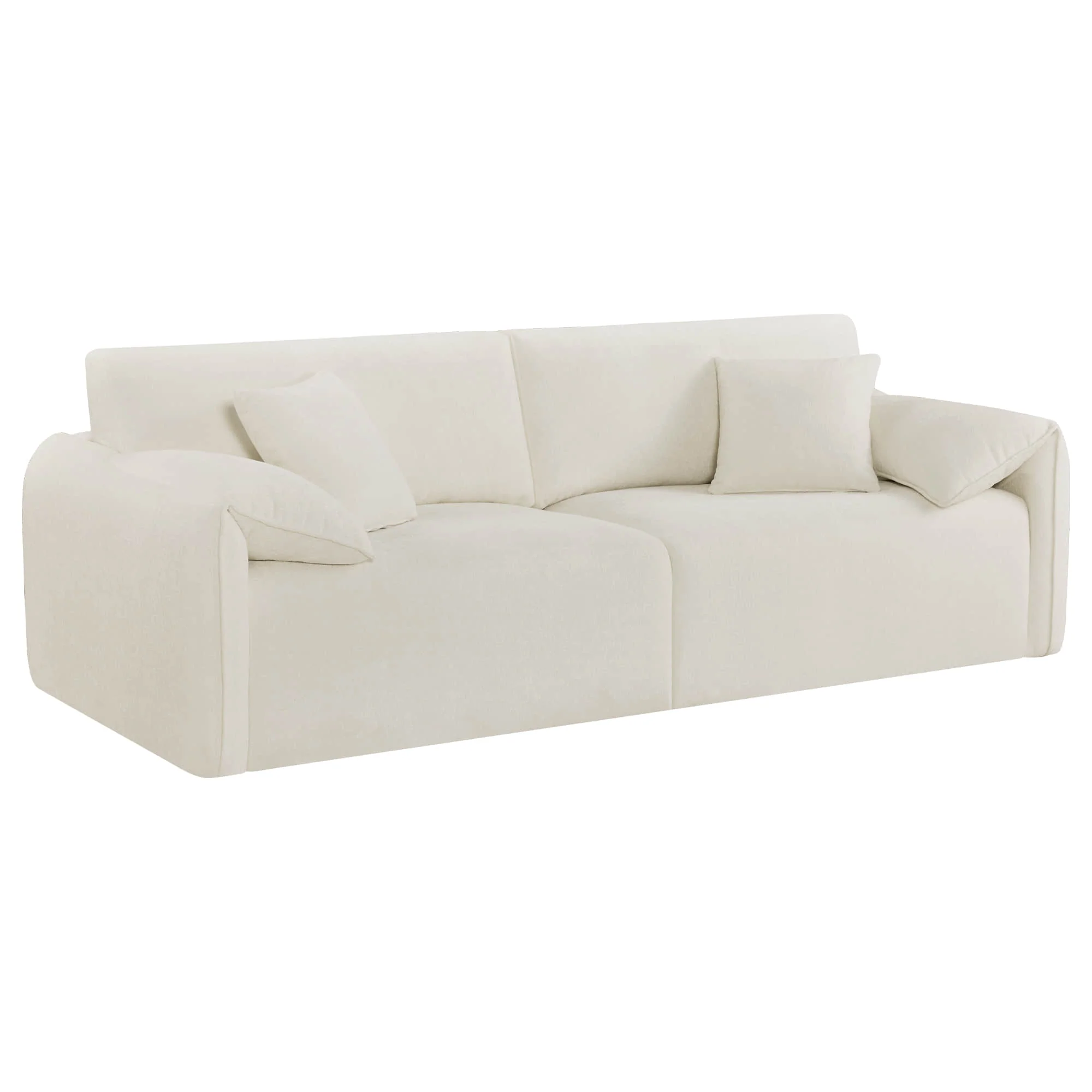 Winsley Feather Filled 3-Seat Sofa with Ottoman, Configurable Pit Sectional - Image 5