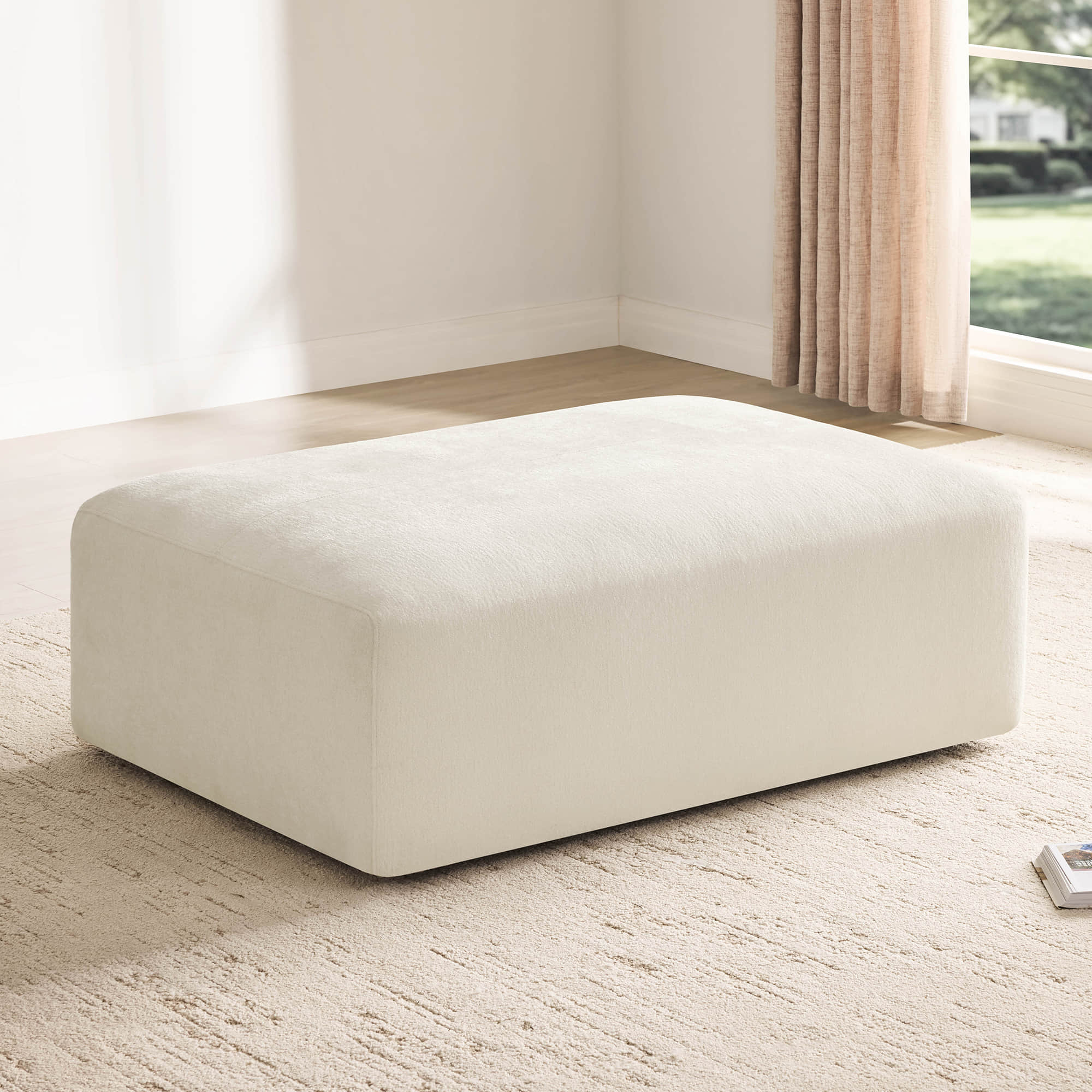 Winsley Feather Filled 3-Seat Sofa with Ottoman, Configurable Pit Sectional - Image 52