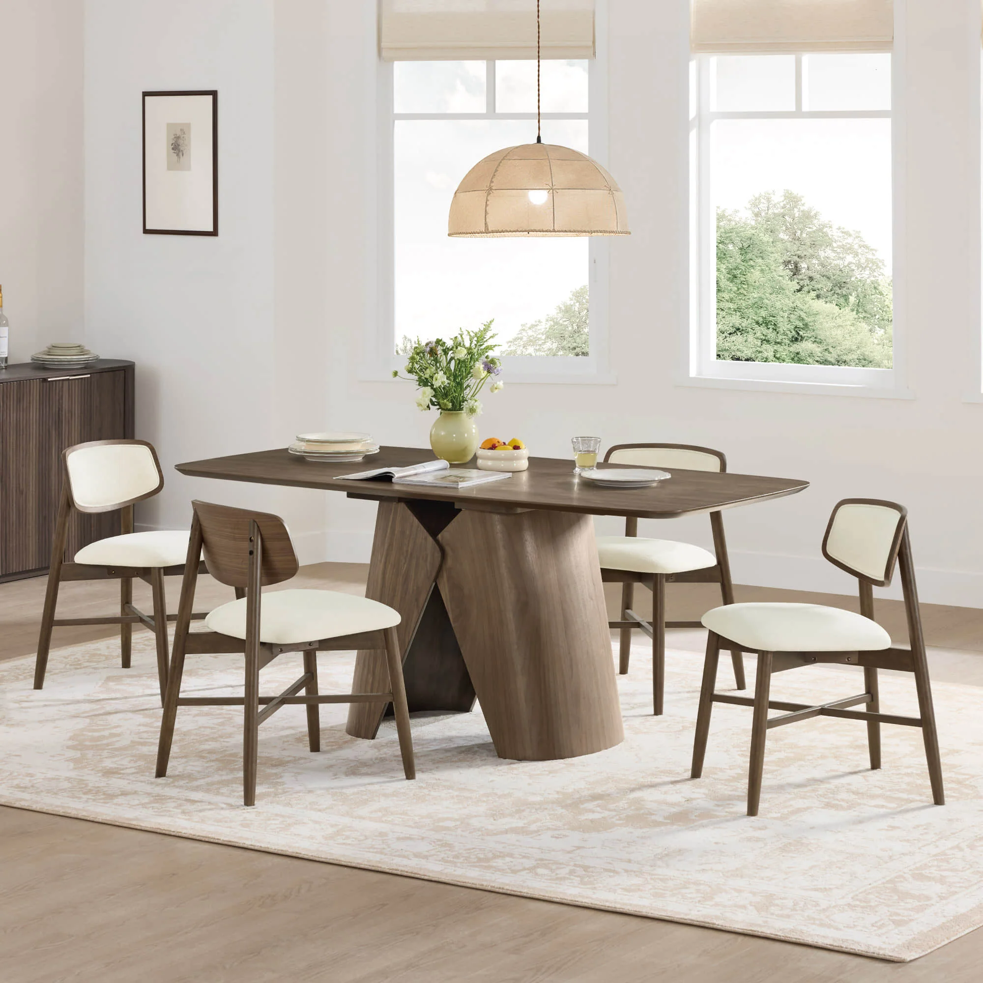 Wyatt Minimalist Wood Dining Chair - Image 50